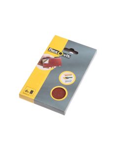 Flexovit Hook & Loop Sanding Block Refill Kit Medium 80g (6)