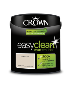 Crown Easyclean Wheatgrass - Matt Emulsion Paint - 2.5L