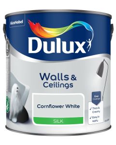 Dulux Silk Emulsion Paint - Cornflower White - 2.5L