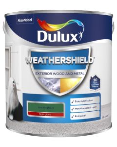 Dulux Weathershield Exterior Gloss Paint - Buckingham - 2.5L
