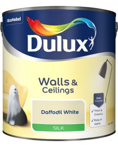Dulux Silk Emulsion Paint - Daffodil White - 2.5L