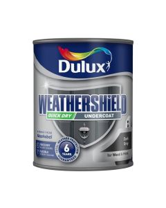 Dulux Weathershield Quick Dry Undercoat - Dark Grey - 750ml