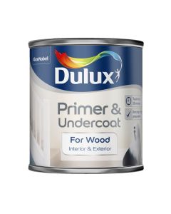 Dulux Wood Primer & Undercoat - White - 250ml