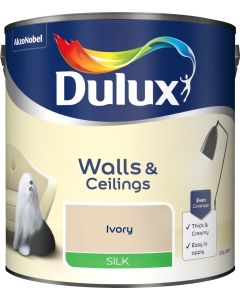 Dulux Silk Emulsion Paint - Ivory - 2.5L