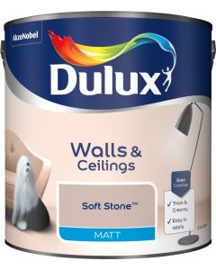 Dulux Matt Emulsion Paint - Soft Stone - 2.5L