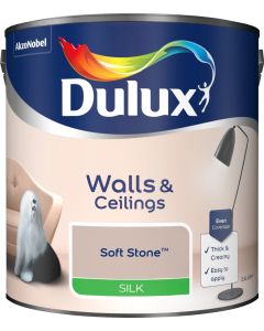Dulux Silk Emulsion Paint - Soft Stone - 2.5L