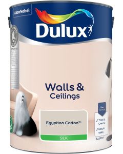 Dulux Silk Emulsion Paint - Egyptian Cotton - 5L