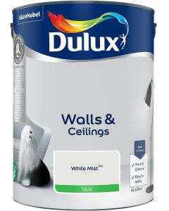 Dulux Silk Emulsion Paint - White Mist - 5L