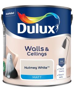Dulux Matt Emulsion Paint - Nutmeg White - 2.5L