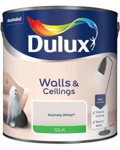 Dulux Silk Emulsion Paint - Nutmeg White - 2.5L