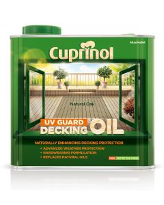 Cuprinol UV Guard Decking Oil - Natural Oak - 2.5L