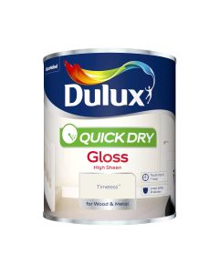 Dulux Quick Dry Gloss Paint - Timeless - 750ml