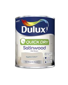 Dulux Quick Dry Satinwood Paint - Egyptian Cotton - 750ml
