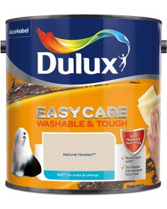 Dulux Easycare Washable & Tough Matt Emulsion - Natural Hessian - 2.5L