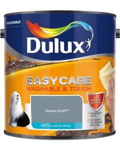 Dulux Easycare Washable & Tough Matt Emulsion - Denim Drift - 2.5L