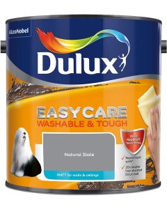 Dulux Easycare Washable & Tough Matt Emulsion - Natural Slate - 2.5L