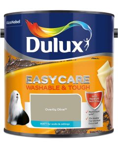Dulux Easycare Washable & Tough Matt Emulsion - Overtly Olive - 2.5L
