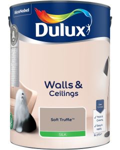 Dulux Silk Emulsion Paint - Soft Truffle - 5L