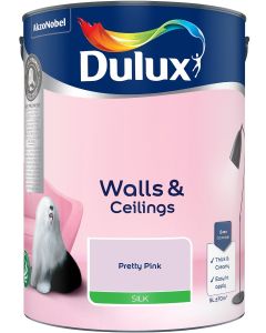 Dulux Silk Emulsion Paint - Pretty Pink - 5L