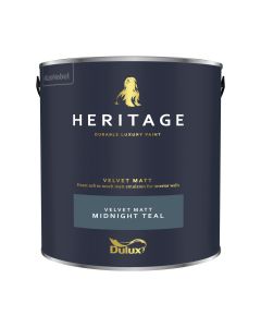 Dulux Heritage Matt Emulsion - Midnight Teal - 2.5L
