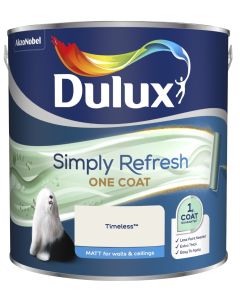 Dulux Simply Refresh One Coat Matt Emulsion Paint - Timeless - 2.5L