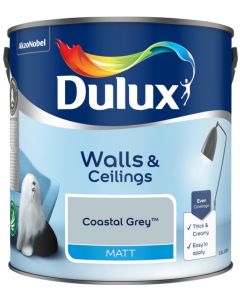Dulux Matt Emulsion Paint - Coastal Grey - 2.5L