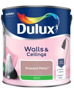 Dulux Silk Emulsion Paint - Pressed Petal - 2.5L