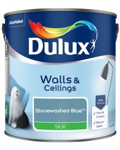 Dulux Silk Emulsion Paint - Stonewashed Blue - 2.5L