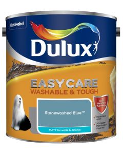Dulux Easycare Washable & Tough Matt Emulsion - Stonewashed Blue - 2.5L