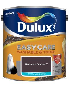 Dulux Easycare Washable & Tough Matt Emulsion - Decadent Damson - 2.5L