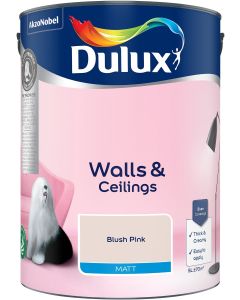 Dulux Matt Emulsion Paint - Blush Pink - 5L