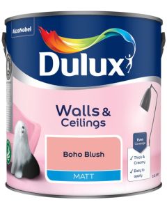 Dulux Matt Emulsion Paint - Boho Blush - 2.5L