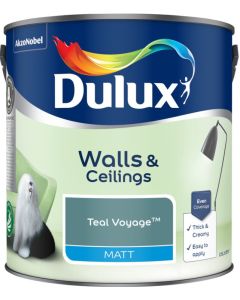 Dulux Matt Emulsion Paint - Teal Voyage - 2.5L