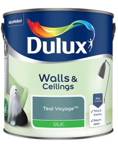 Dulux Silk Emulsion Paint - Teal Voyage - 2.5L