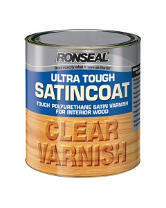 Ronseal Ultra Tough Satincoat Varnish - Clear (Satin) 2.5L