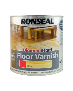 Ronseal Diamond Hard Floor Varnish - Clear (Gloss) 2.5L