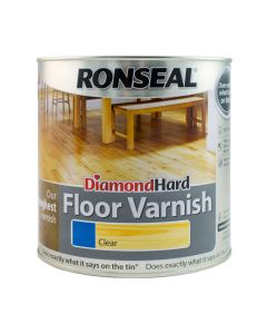 Ronseal Diamond Hard Floor Varnish - Clear (Satin) 2.5L