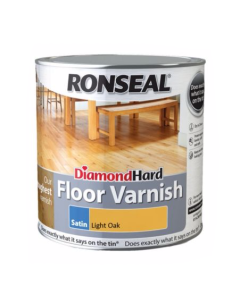 Ronseal Diamond Hard Floor Varnish - Light Oak (Satin) 2.5L