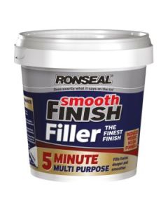 Ronseal 5 Minute Multi Purpose Smooth Finish Filler Tub - 600ml