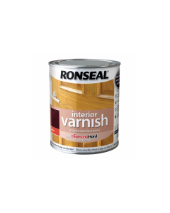 Ronseal Diamond Hard Interior Varnish - Deep Mahogany (Gloss) 250ml