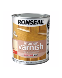 Ronseal Interior Diamond Hard Varnish - Clear (Gloss) 750ml