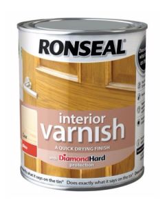 Ronseal Interior Diamond Hard Varnish - Clear  (Gloss) 2.5L