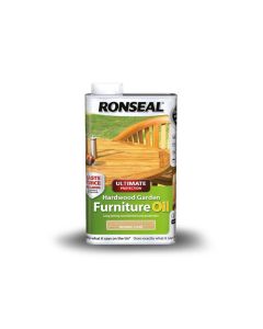 Ronseal Hardwood Garden Furniture Oil (Natural Clear) 500ml