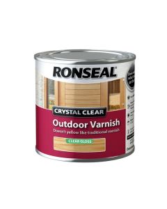 Ronseal Crystal Clear Outdoor Varnish - Clear (Matt) 250ml