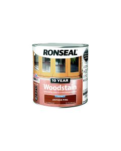 Ronseal 10 Year Woodstain - Antique Pine (Satin) 250ml