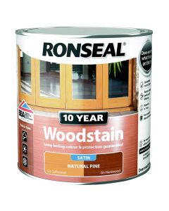 Ronseal 10 Year Woodstain - Natural Pine (Satin) 250ml