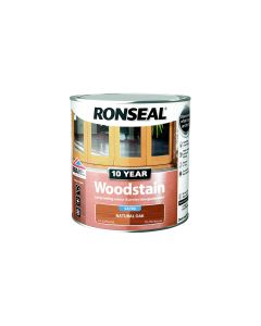 Ronseal 10 Year Woodstain - Natural Oak (Satin) 250ml