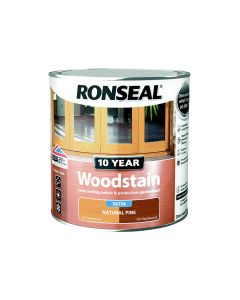 Ronseal 10 Year Woodstain - Natural Pine (Satin) 750ml