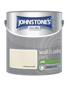 Johnstone's Wall & Ceiling Silk Paint - Antique Cream - 2.5L