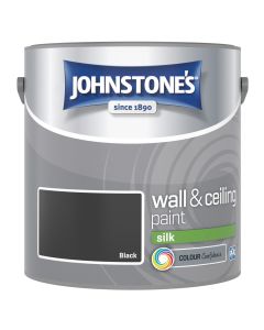 Johnstone's Wall & Ceiling Silk Paint - Black - 2.5L